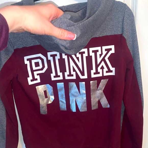 Pink by Victoria’s Secret Zip Up Hooded Jacket - Picture 3 of 4